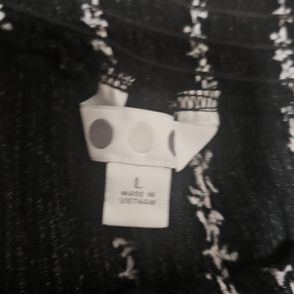 Three Dots boho whimeygoth wide leg pants size large - Picture 3 of 9